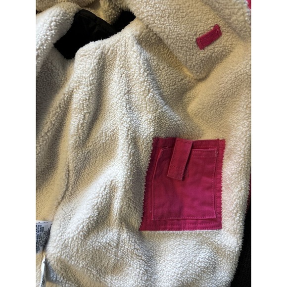 CE Schmidt Workwear Youth Girls Full Zip Hooded‎ Jacket Size L 14-16 Pink Fleece - Picture 7 of 7